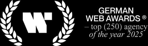 Awwwards & German Web Awards Badge